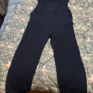 Market & Spruce Blue Jumpsuit Sleek Design